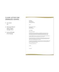 claim letter template 12 free sle