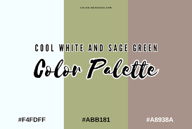 with sage green color palettes