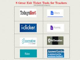 Download ticket tool for free. 8 Great Exit Ticket Tools For Teachers Exit Tickets Ted Talks For Teachers Teacher Technology