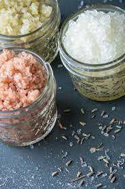 salt scrub recipe with four ings