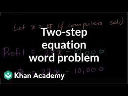 Basic Linear Equation Word Problem