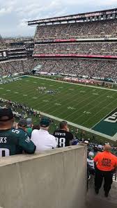 Lincoln Financial Field Section 206 Home Of Philadelphia