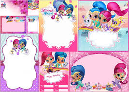 Shimmer And Shine Party Free Printable Invitations Oh My