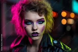 neon rebel with a punk rock atude