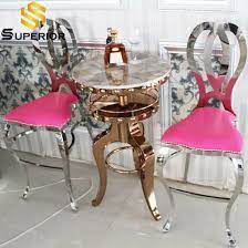 high glass top bar counter dning table