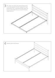 how to assemble an iron bed frame