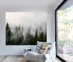 misty forest wall mural your decal