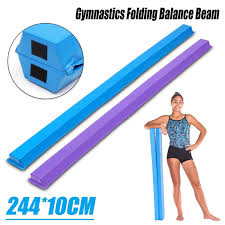 244x10x6cm folding balance beam women