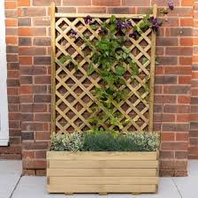 Trellis Wooden Garden Planter B M