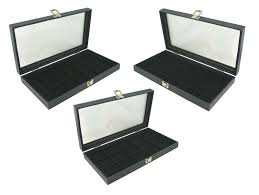 gl lid display case with black