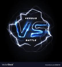 Pro battle №1 « песни ». Versus Vs Round Blue Logo Battle Headline Vector Image Ad Battle Logo Blue Image Ad Abstract Logo Waves Icon Vector Images