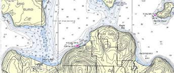 My Wisconsin Space Little Sand Bay Nautical Chart Apostle