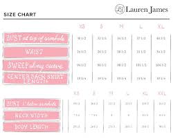 Lauren James Size Chart Saint Bernard