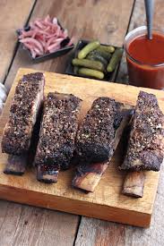 traeger smoked beef ribs ribs that