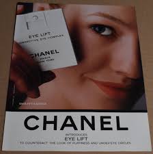 1990 print ad chanel eye lift saks