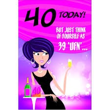 Our funny 40th cards cater to both male and female and are the perfect gift for loved ones turning 40! Doodlecards Funny 40th Birthday Card Age 40 Medium Doodlecards
