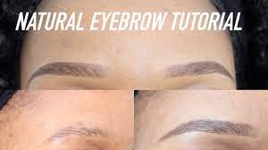 natural looking eyebrows tutorial