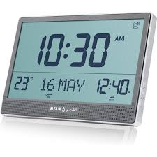 Al Fajr Azan Wall Clock Cj 17 Gray