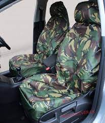 Front Pair Of Green Camo Camouflage