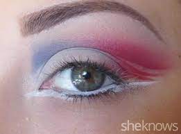 new england patriots eye makeup