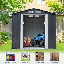 4 X 7 Ft Outdoor Insulated Shed Storage