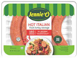 lean hot italian turkey sausage