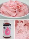 What colors make blush pink frosting?