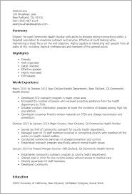 Professional Community Health Worker Templates To Showcase