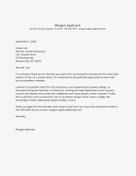 Job Interview Thank You Letter Template