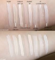 pale concealers swatches reviews