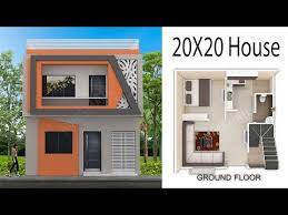 20x20 House Design 400 Sqft House With