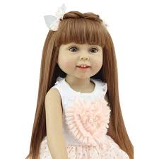 Target/toys/dolls with long hair (529)‎. 18 Very Cute Baby Dolls Long Hair Brown Eyes American Girl Toy Doll Vivibell