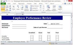 Free Performance Review Template Form For Word 2007