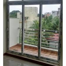 White Clear Glass Upvc French Door For Home
