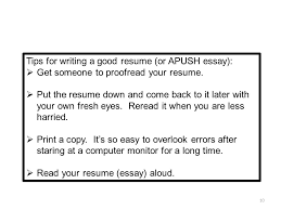    Tips For Writing A Good Resume   DDS Staffing Pressing Forward LLC