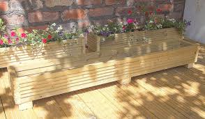 This planters will hide the plastic container where the plants are grown. Deck Planter Box 120cm Handmade Wooden Planter Boxes Pressure Treated Wooden Planters A Wooden Garden Planters With A Natural Finish Buy Online In Grenada At Grenada Desertcart Com Productid 60601570