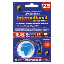 idt 25 international phone card