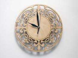 Wall Clock Wood Wall Clock Art Deco