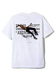White Tee Shirt Travis Scott X Virgil Abloh