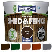 Johnstones One Coat Shed Fence Paint