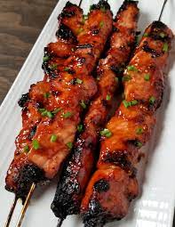 bbq pork skewers with filipino bbq