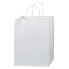 white kraft gift bags eco friendly