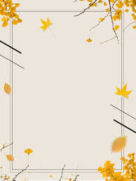 Fall New Minimalist Posters Background Templates Autumn Is New