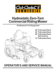 It's the pro z 972 sd. Cub Cadet Tank M48 Service Manual Manualzz