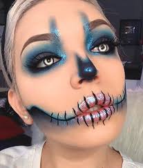 glam skull makeup idea halloween makeup