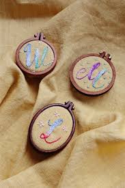 how to embroider letters by hand with style