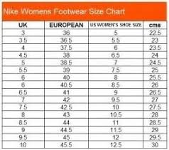 Nike Man Shoes Size Chart Style Guru Fashion Glitz