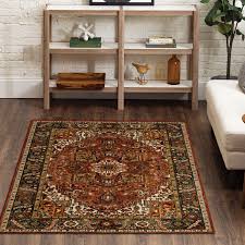 brown indoor area rug in the rugs