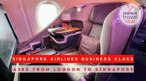 singapore airlines a380 business cl