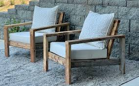 essential wood outdoor chair frame for